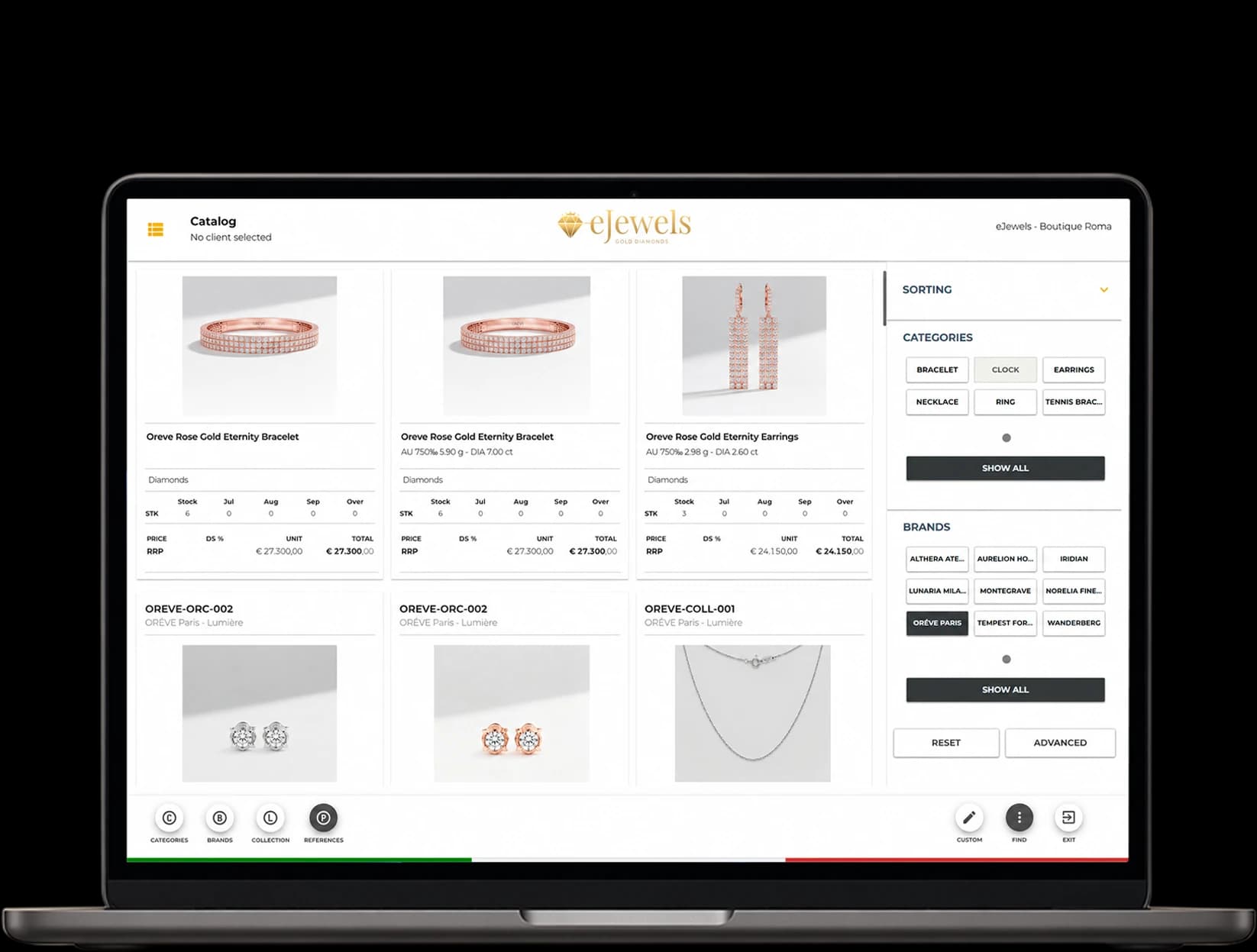 Logiciel ERP pour fabricants de joaillerie