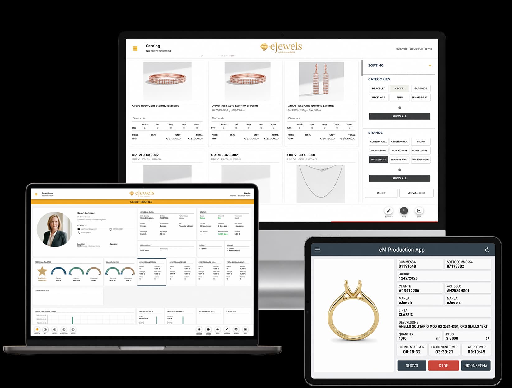 Managementsoftware für Goldschmiedehersteller und Marken der Goldschmiedebranche