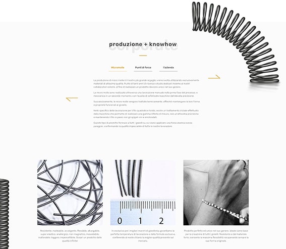 AS - Elastic sito web one page