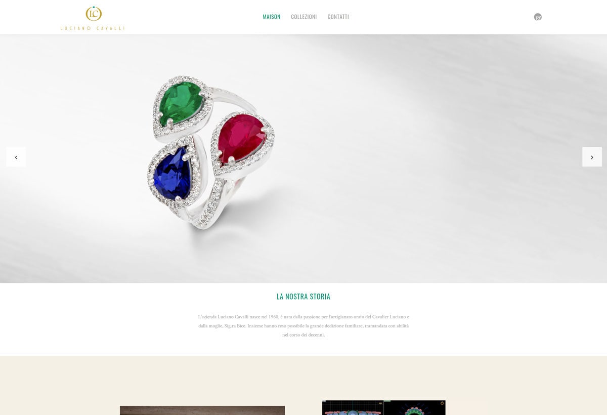Luciano Cavalli sito web