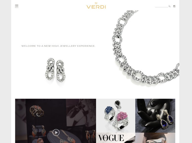 Verdi Gioielli sito web