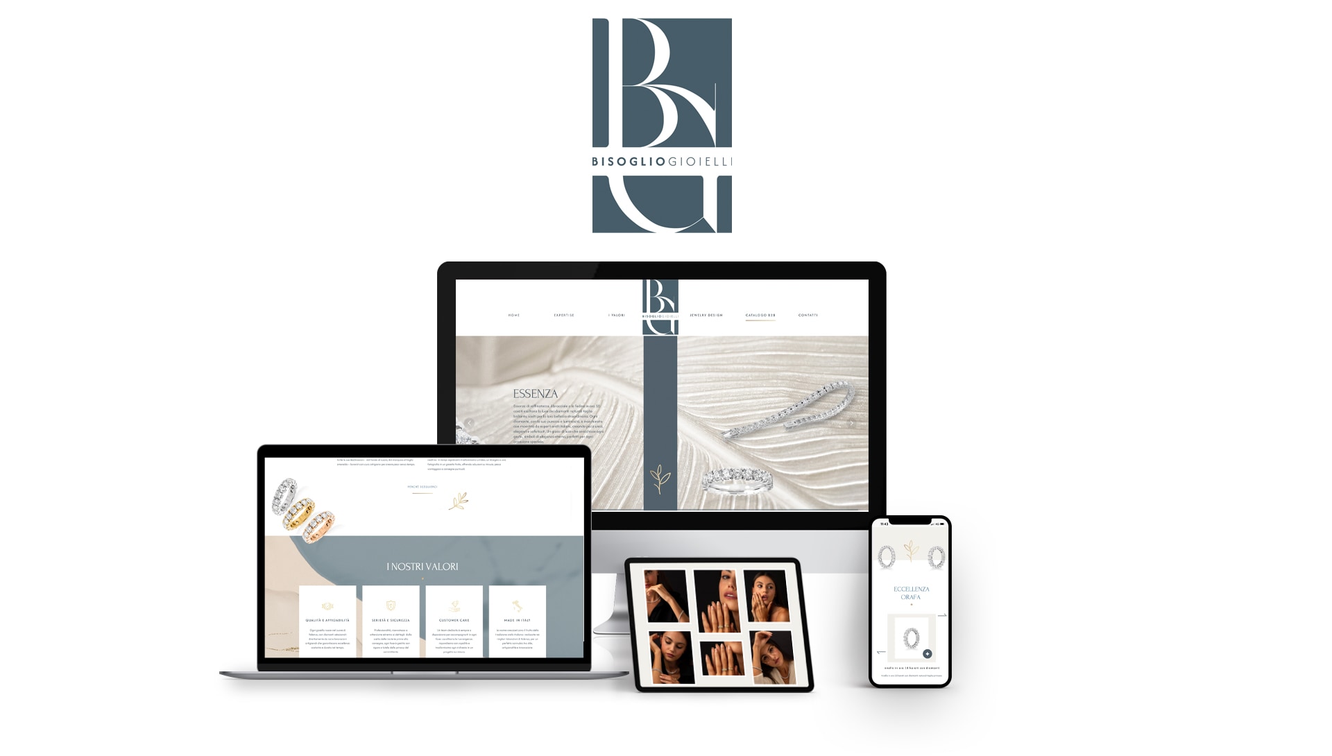Bisoglio einseitige Website – 1