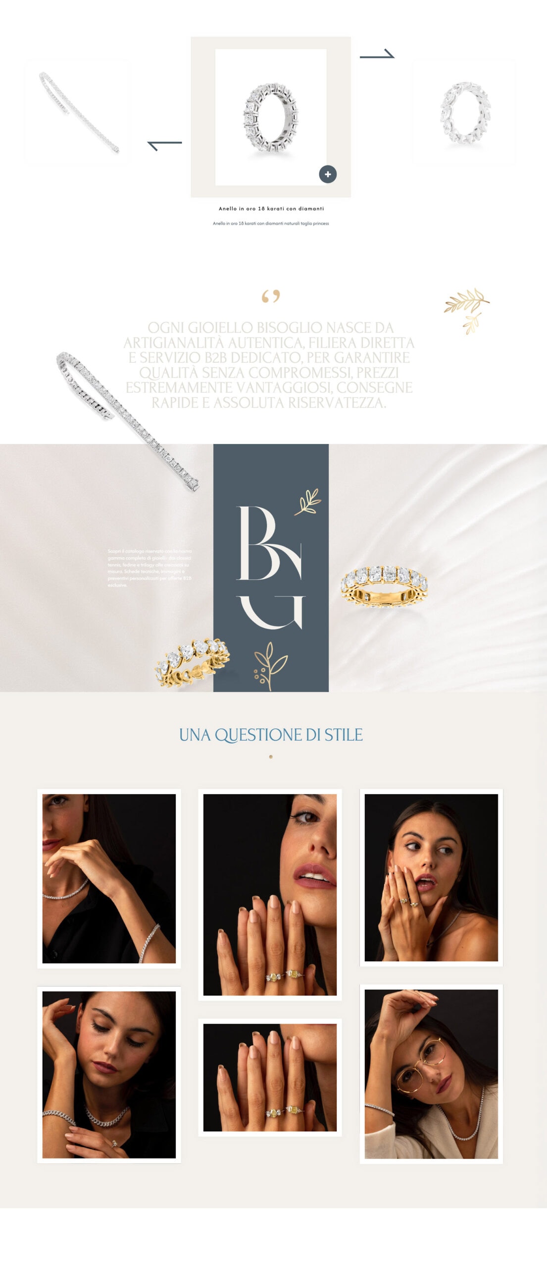 Bisoglio einseitige Website – 3
