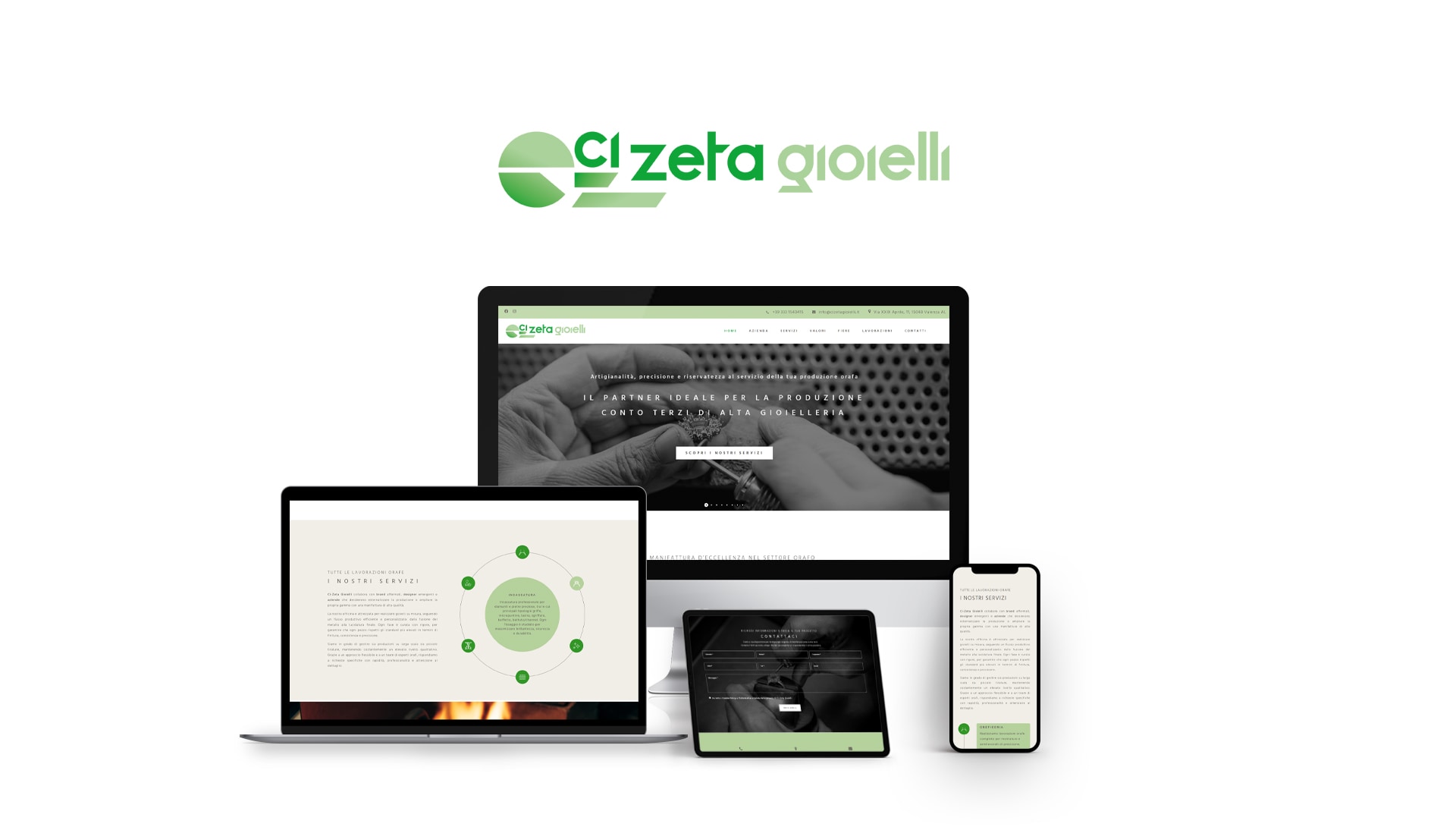 Sitio web de una página de Ci-Zeta — 1