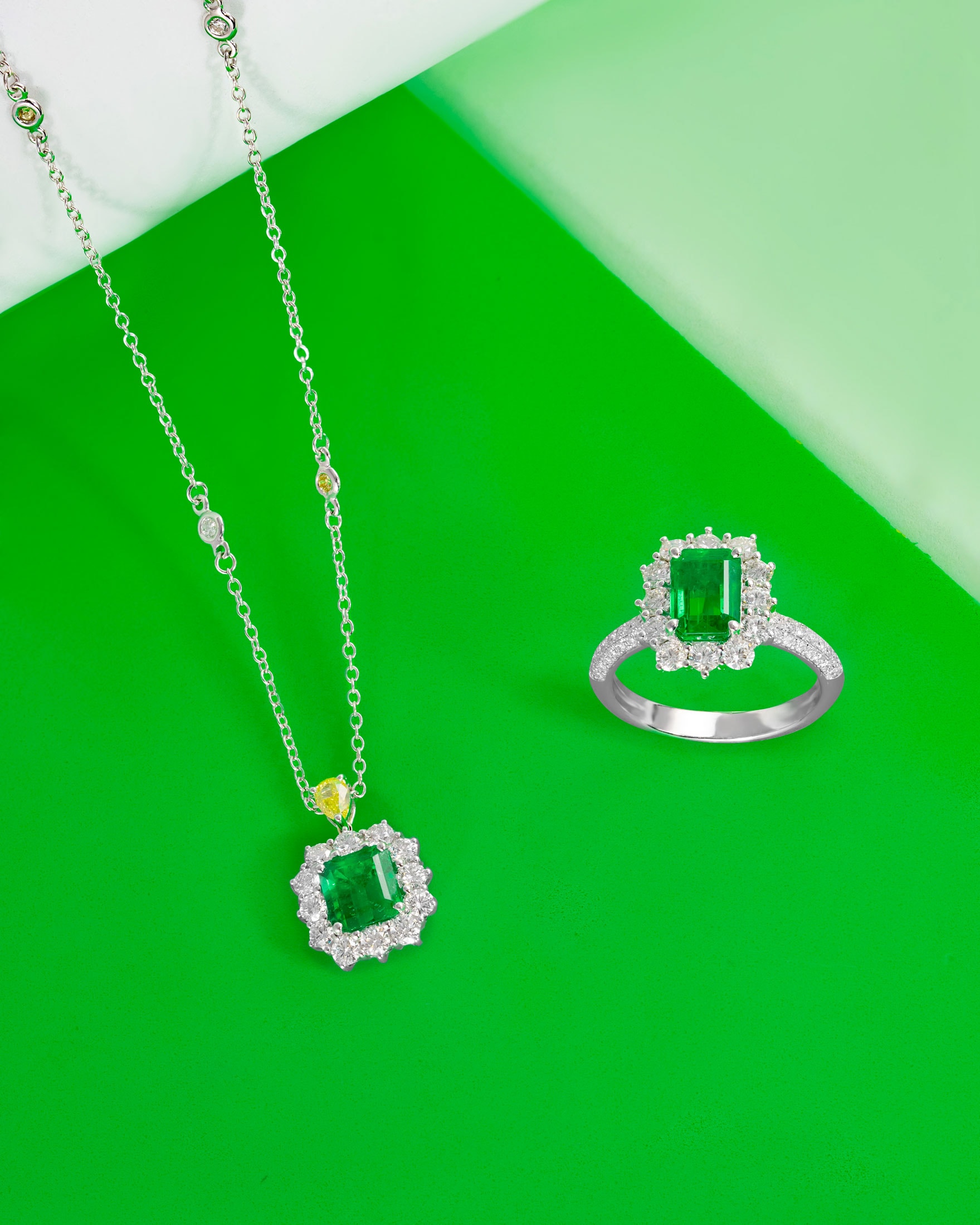 Joyería de fotografía Diamonds&Co - Moodboard verde — 5