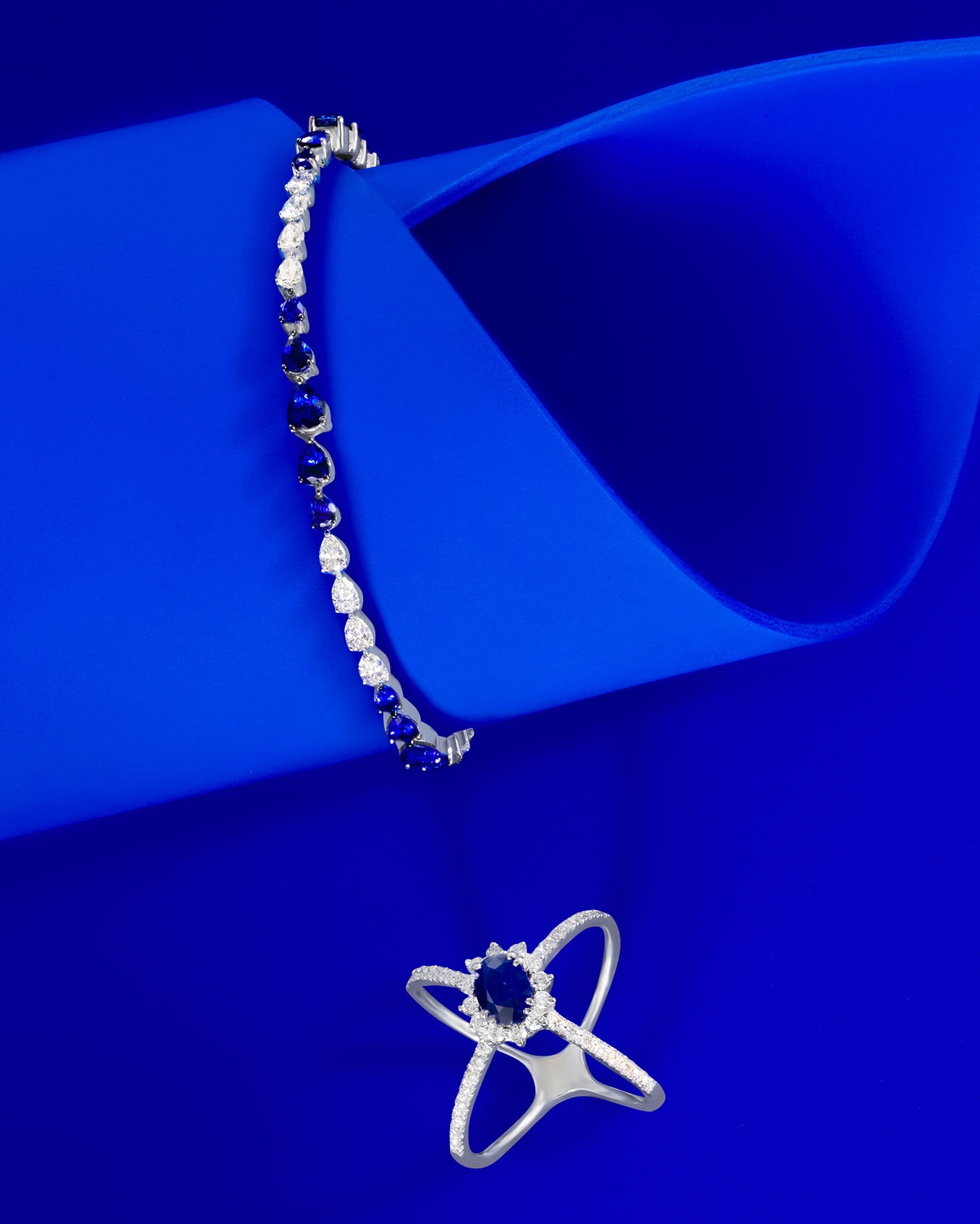 Joyería de fotografía Diamonds&Co - Moodboard azul — 2