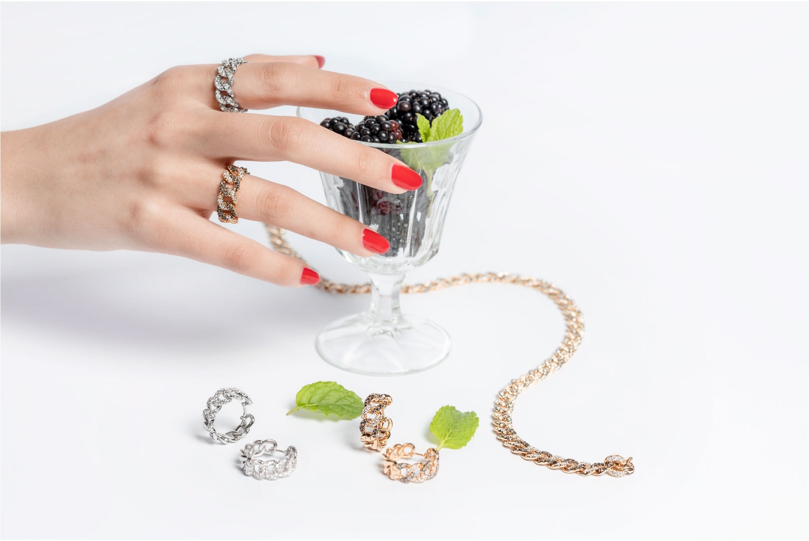 Modelo de rodaje de Diamonds&Co y composite de joyería — 9