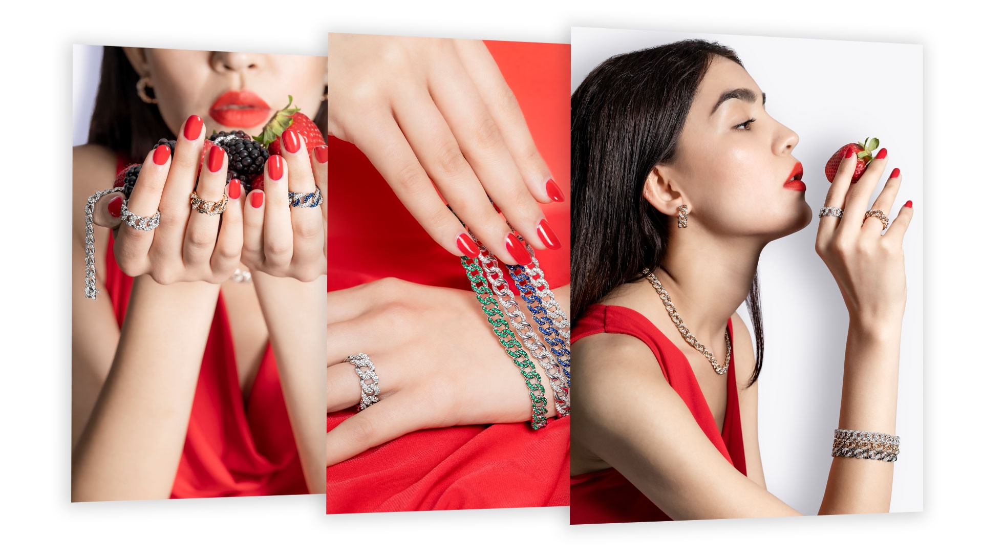 Modelo de rodaje de Diamonds&Co y compuesto de joyería — 1