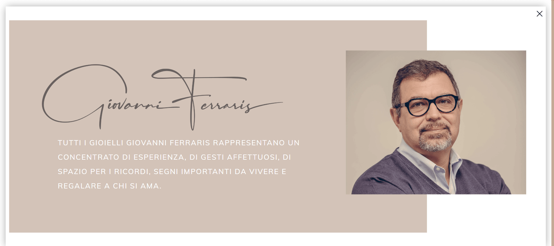 Sitio web de comercio electrónico Ferraris Gioielli — 5