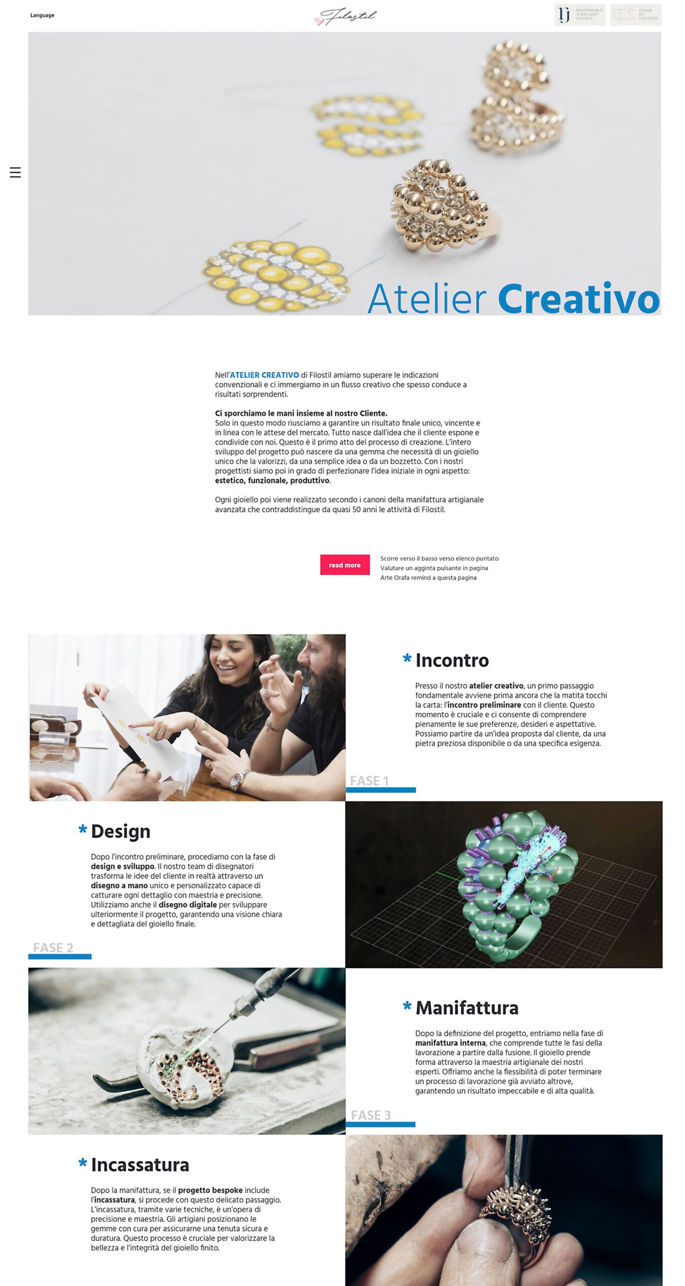 Rediseño del sitio web de Filostil — 2