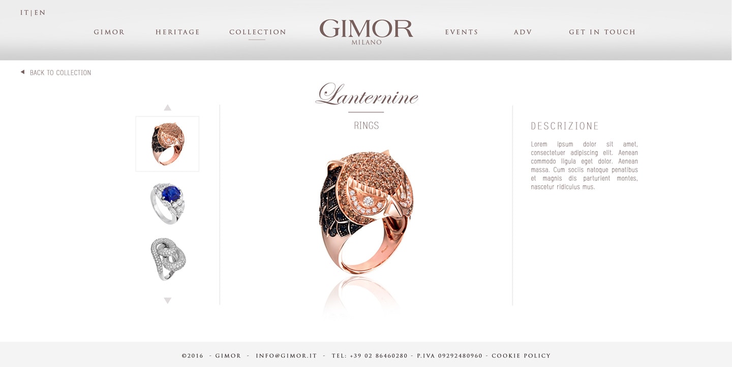 Sitio web de Gimor Milán — 5