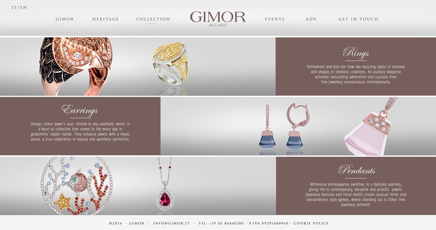 Sitio web de Gimor Milano — 4