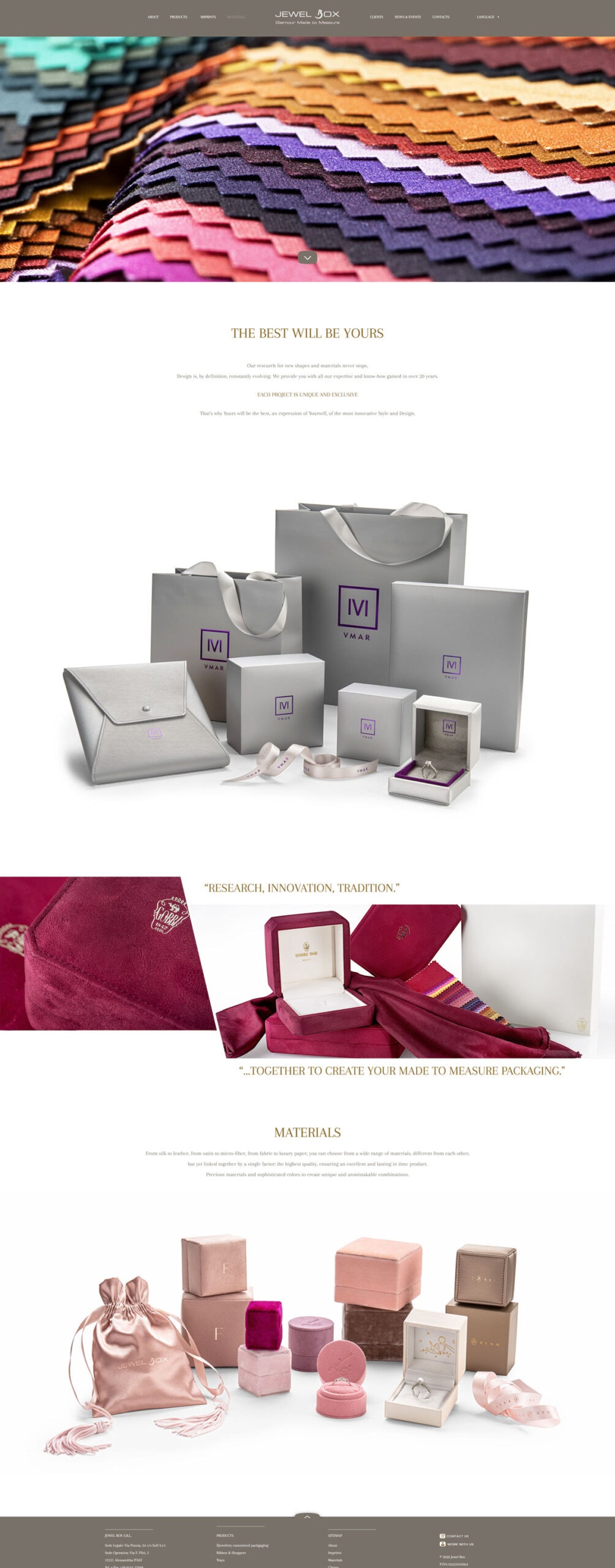 Refonte du site Jewel Box — 6