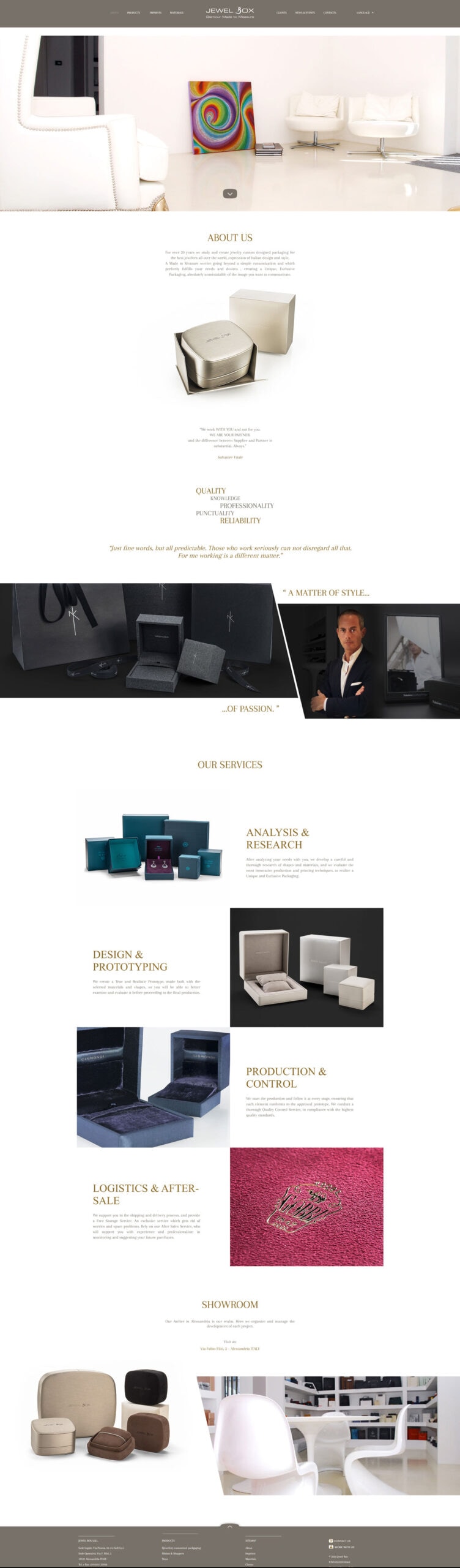 Refonte du site Jewel Box — 3