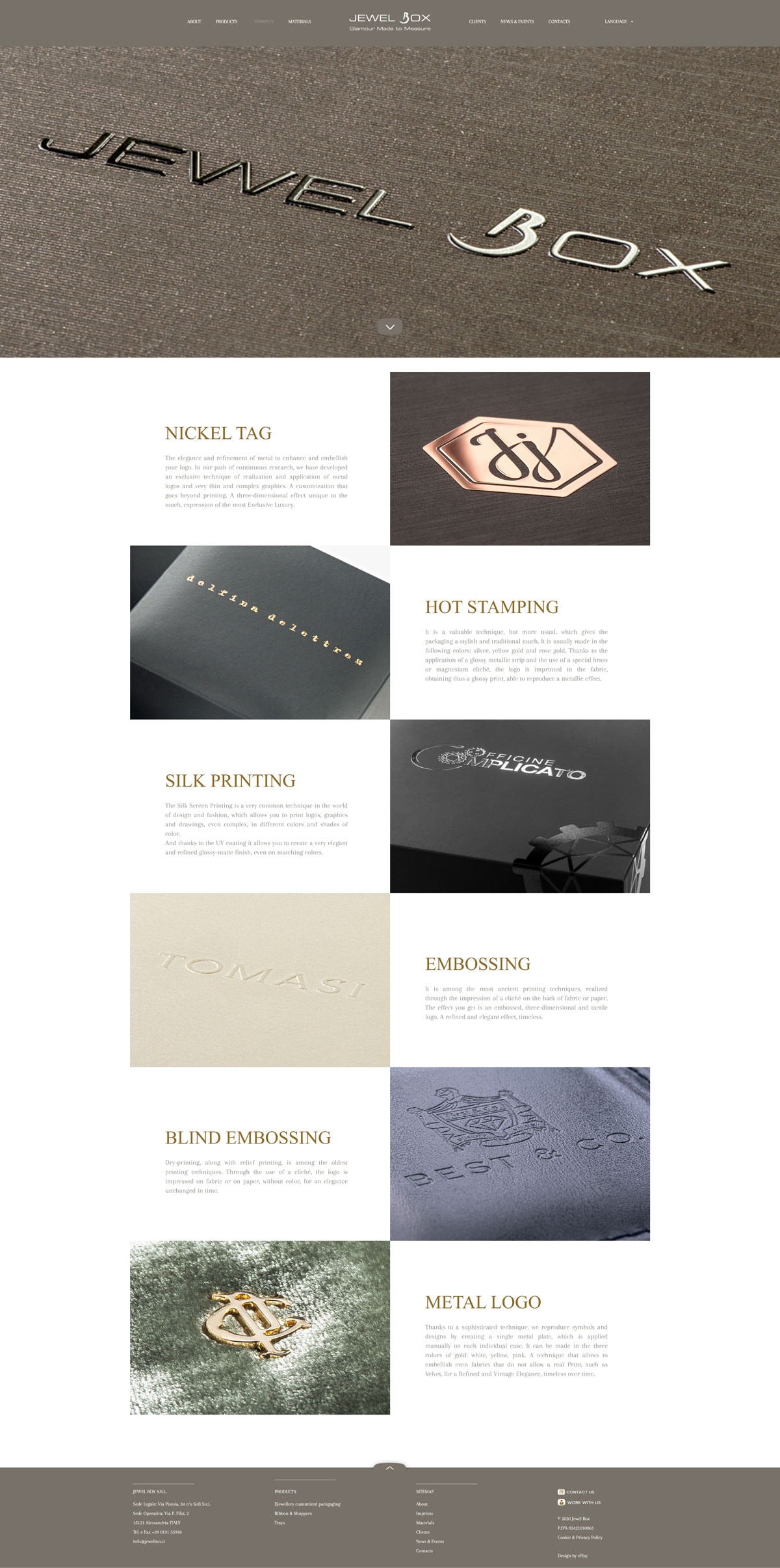Refonte du site Jewel Box — 4