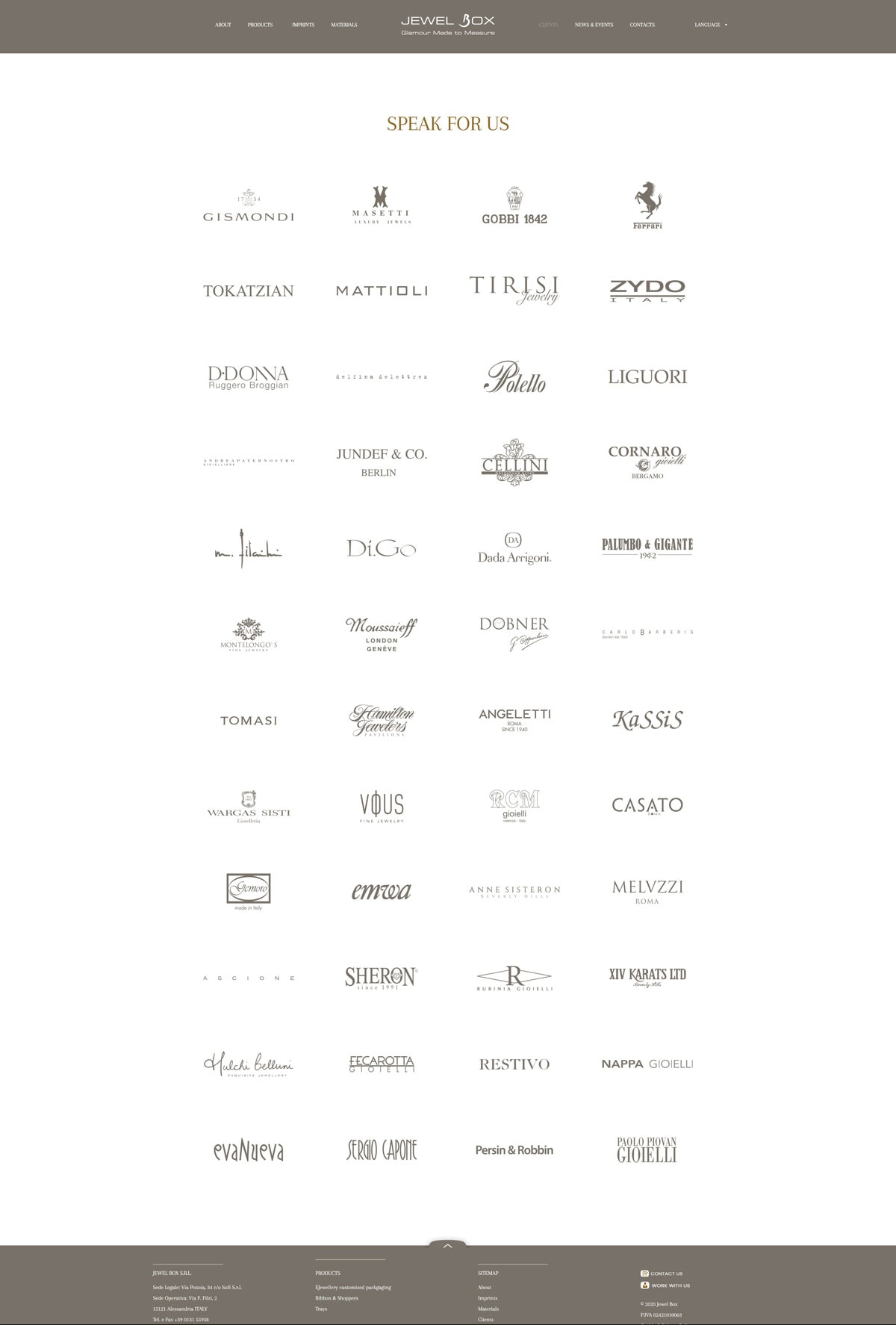 Refonte du site Jewel Box — 5