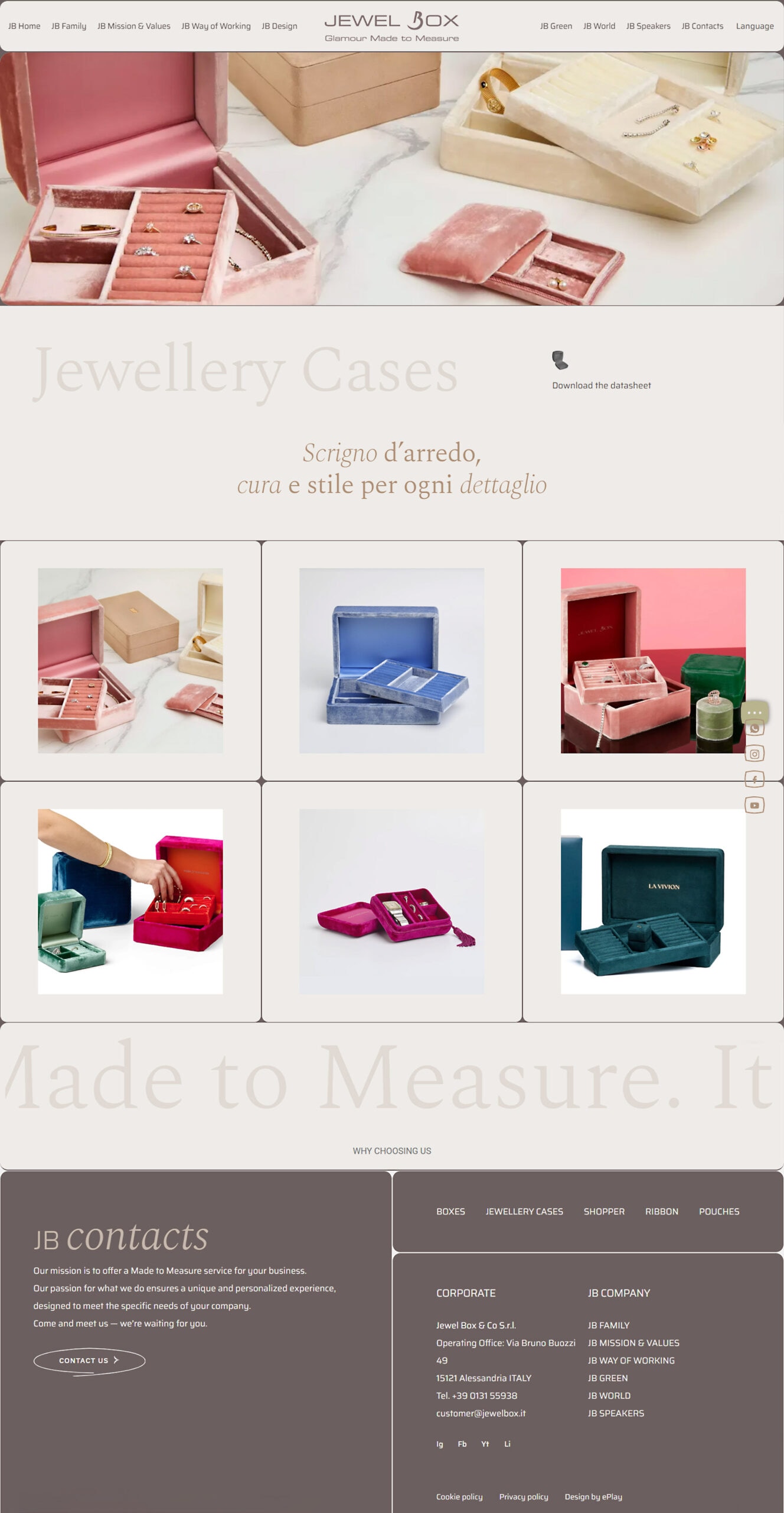 Sitio web de JewelBox — 4