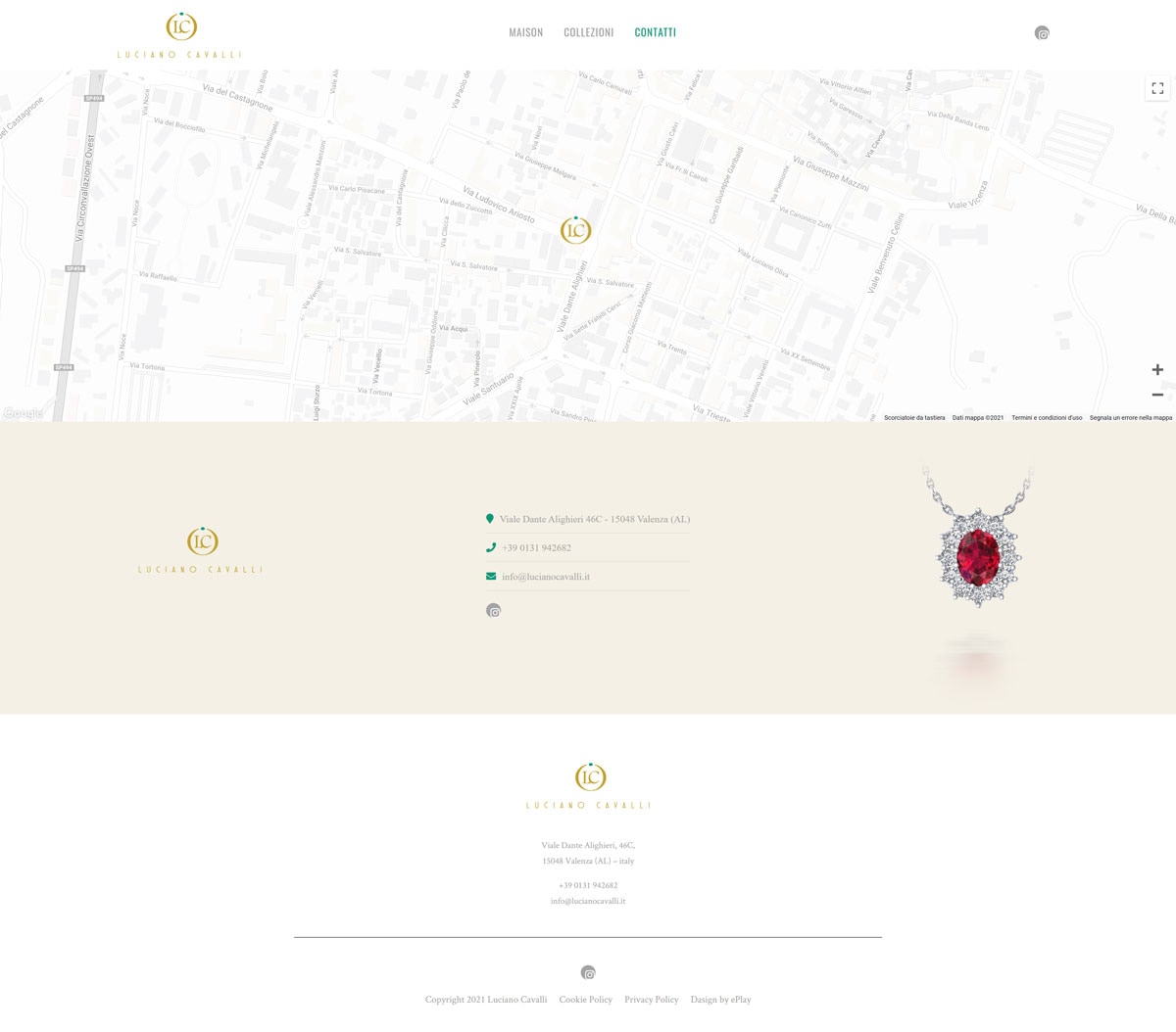 Sitio web de Luciano Cavalli — 4