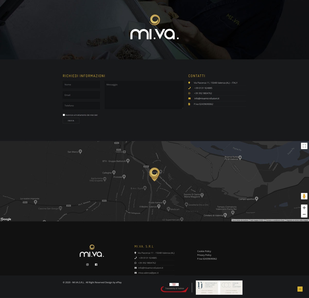 Mi.Va. Website – 7