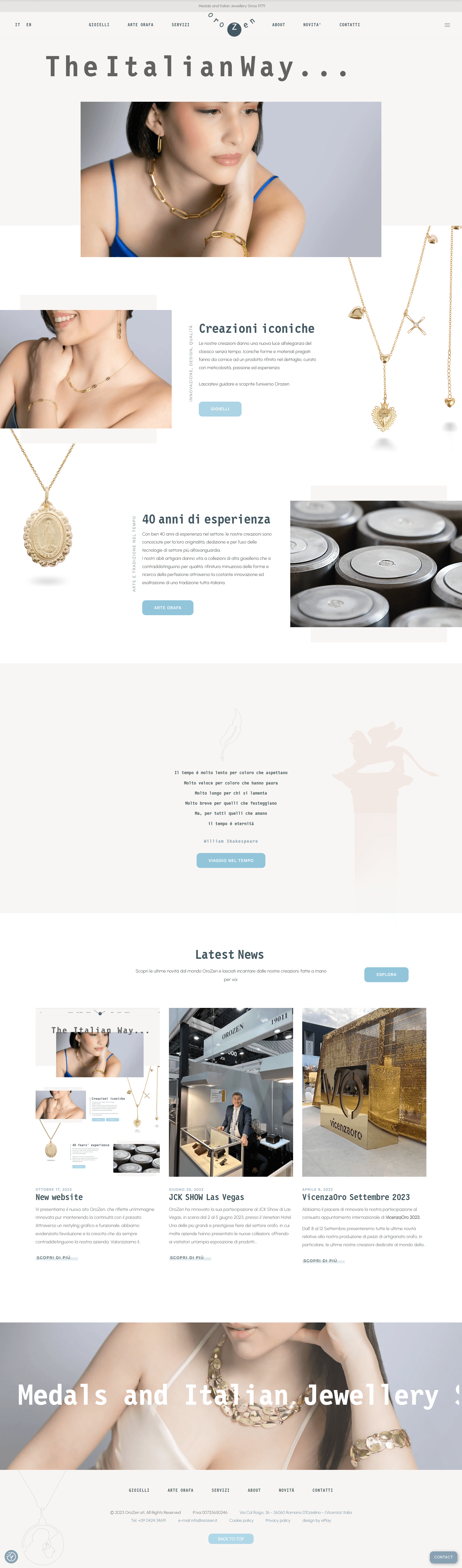 Orozen-Website – 2
