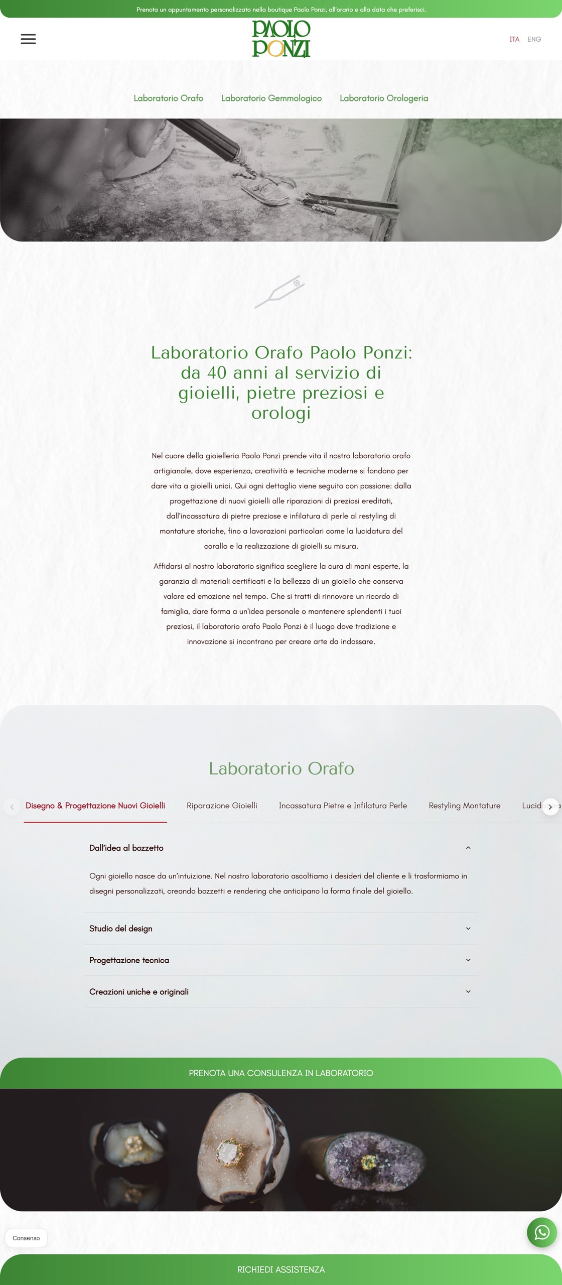 Sitio web de información y comercio de Paolo Ponzi — 6