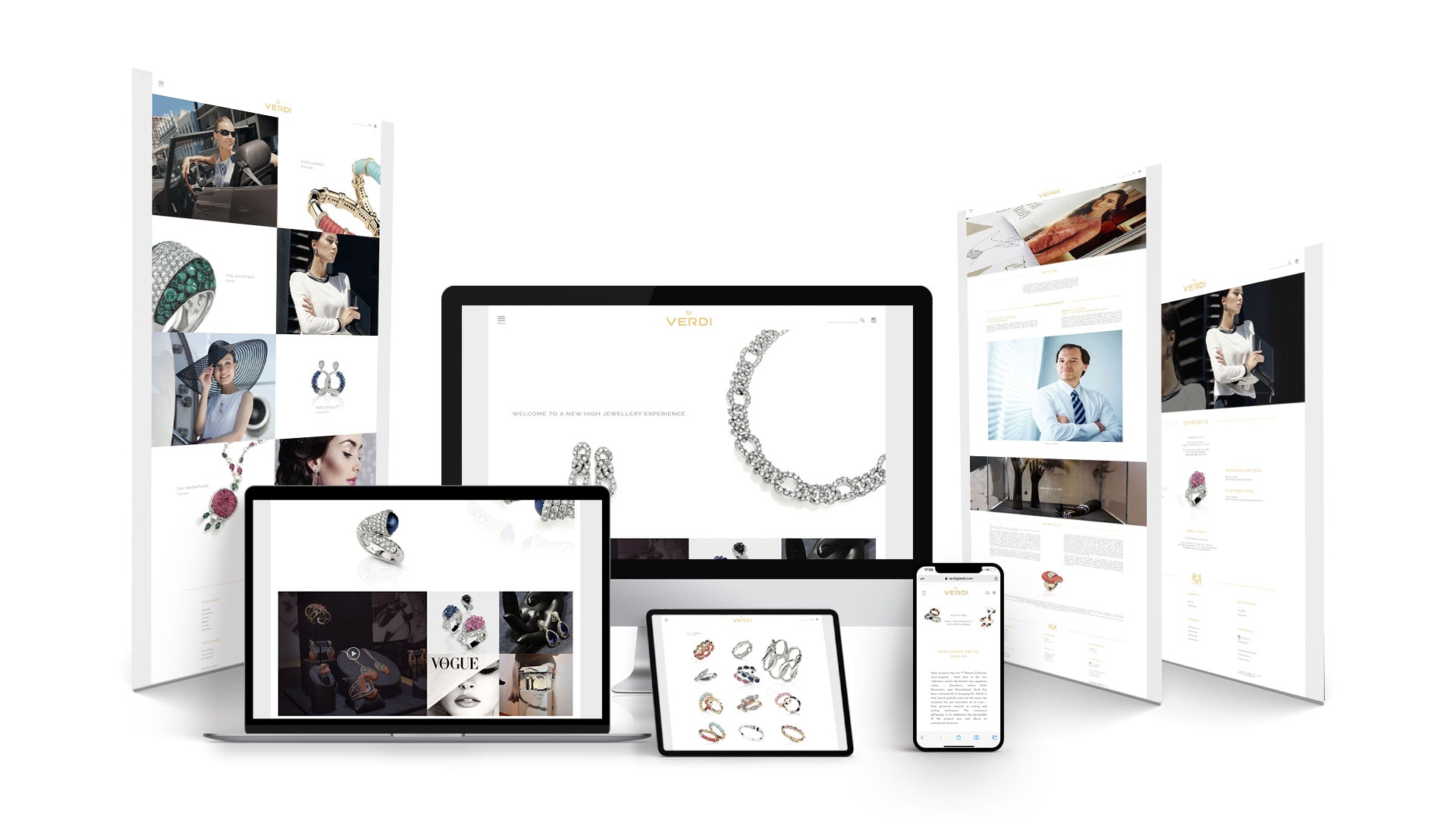 Sitio web de Verdi Gioielli — 1