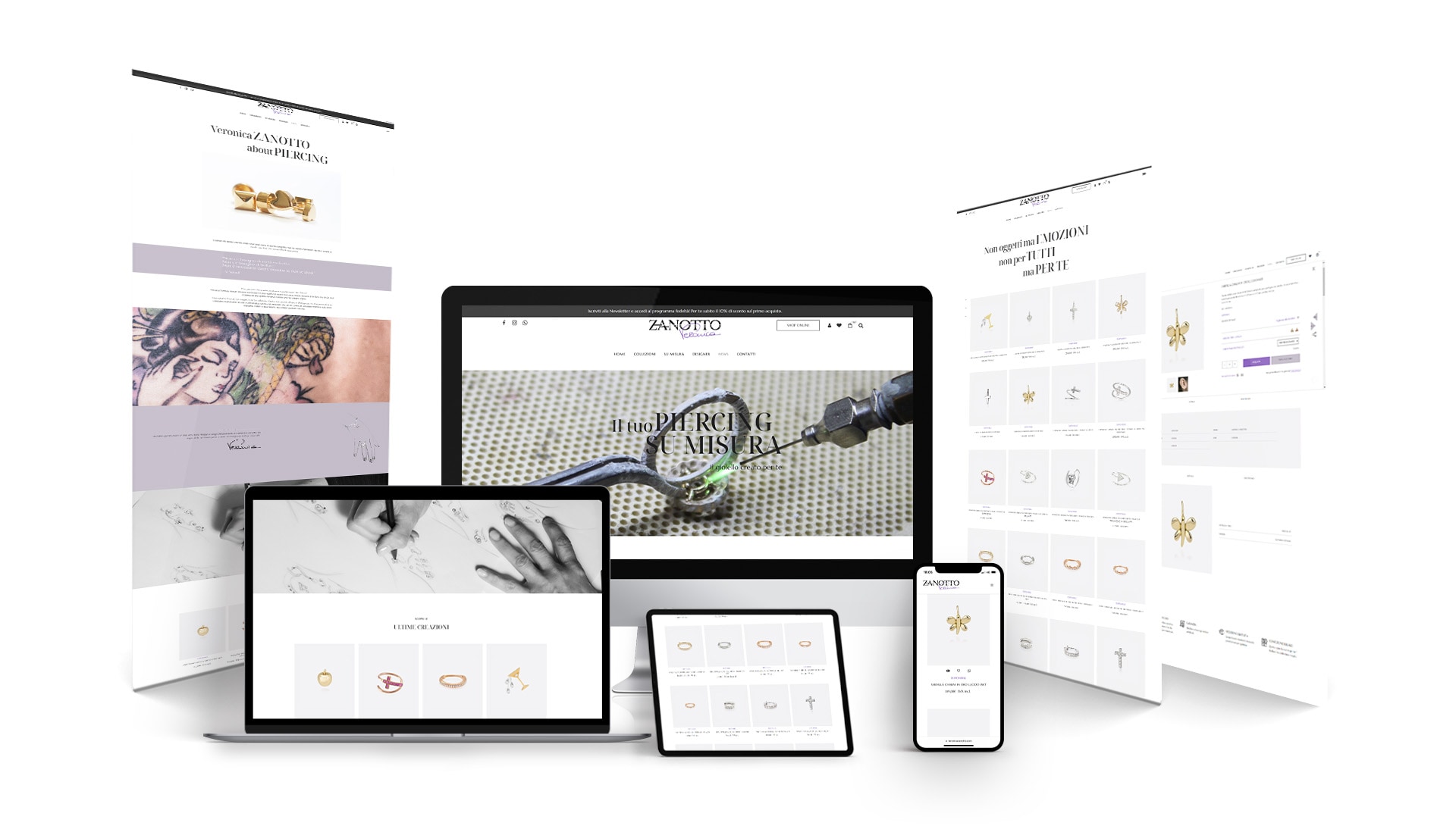 Veronica Zanotto E-Commerce-Website – 1