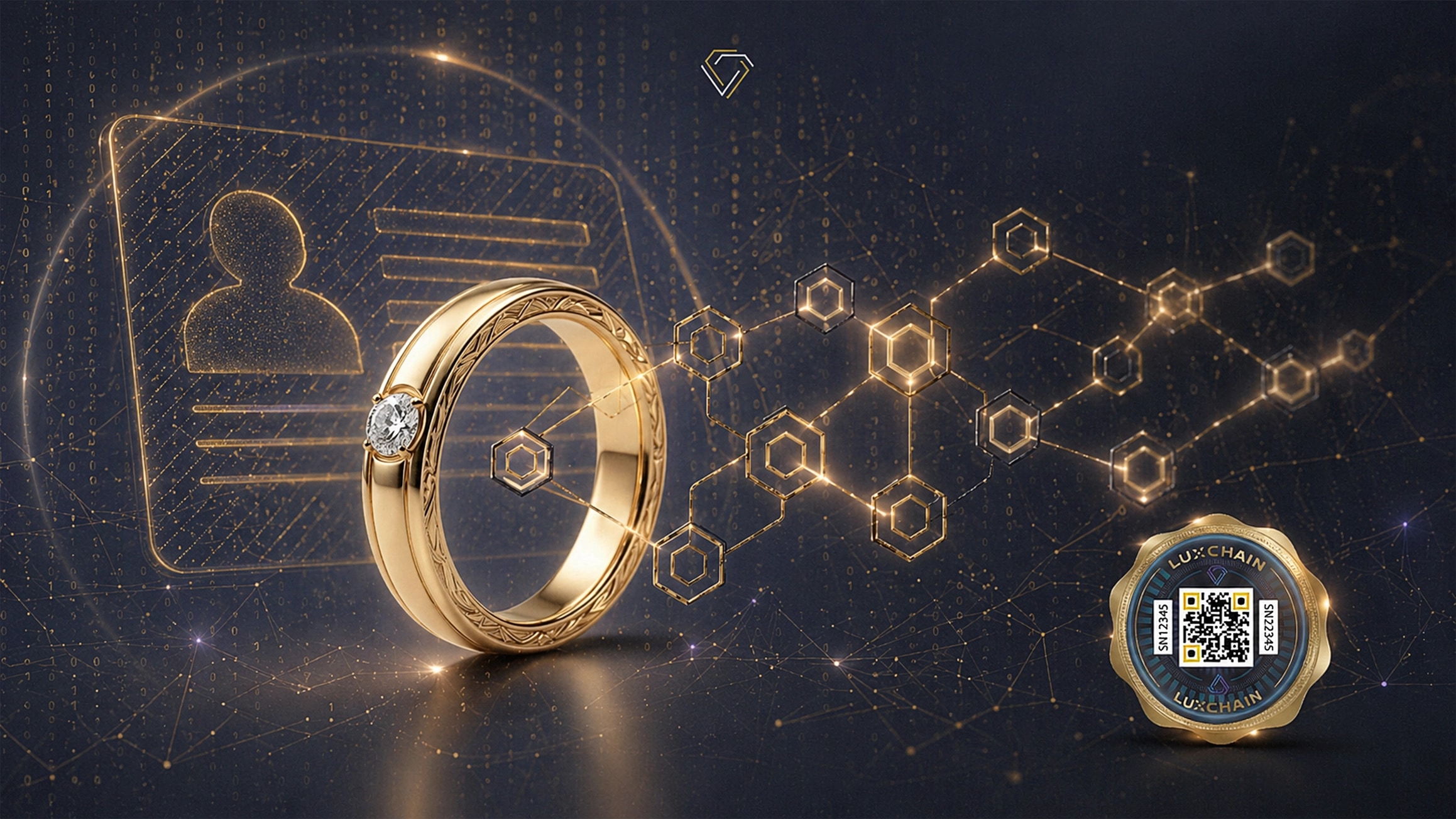 Luxchain — Blockchain-Zertifizierung für Authentizität, geistiges Eigentum und Rückverfolgbarkeit von Schmuck