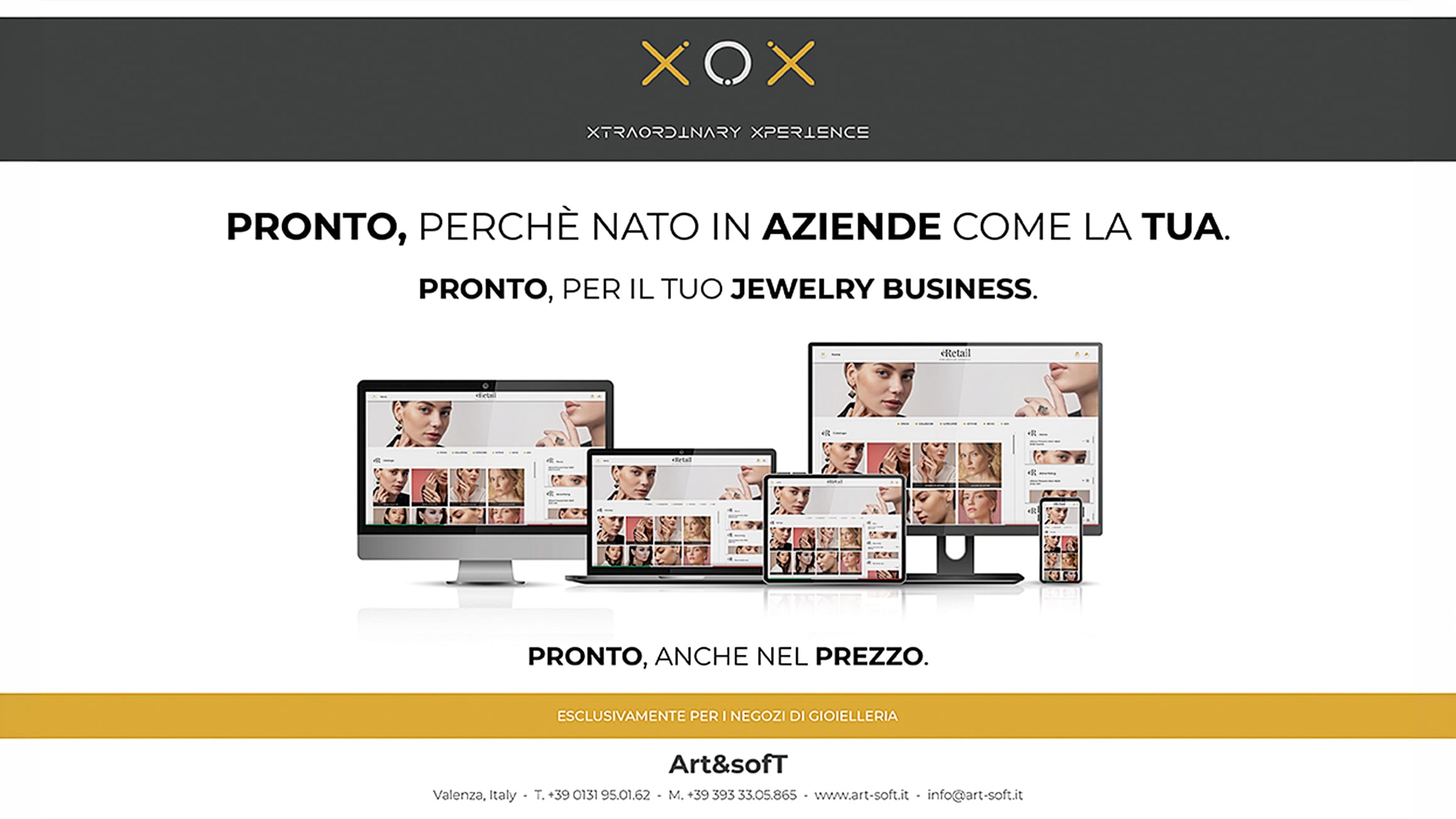 XOX Jewelry Sales Platform: Eine Software, viele Funktionen