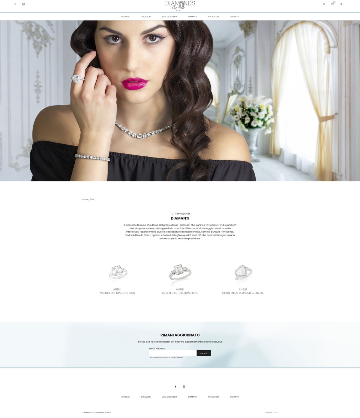 Info-Commerce-Website von Diamonds&Co – 6