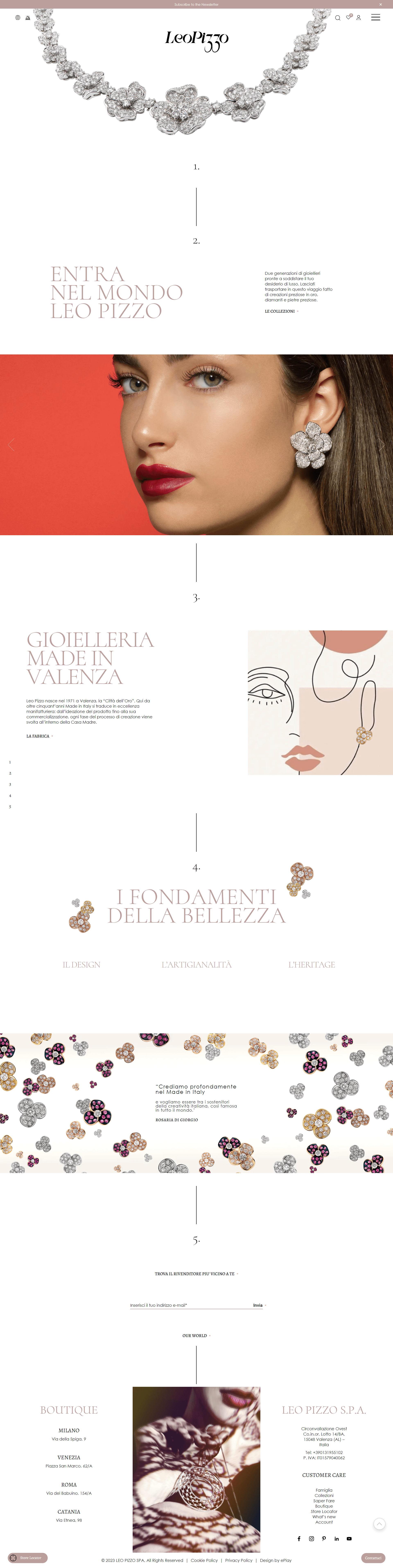 Leo Pizzo Info-Commerce-Website – 2