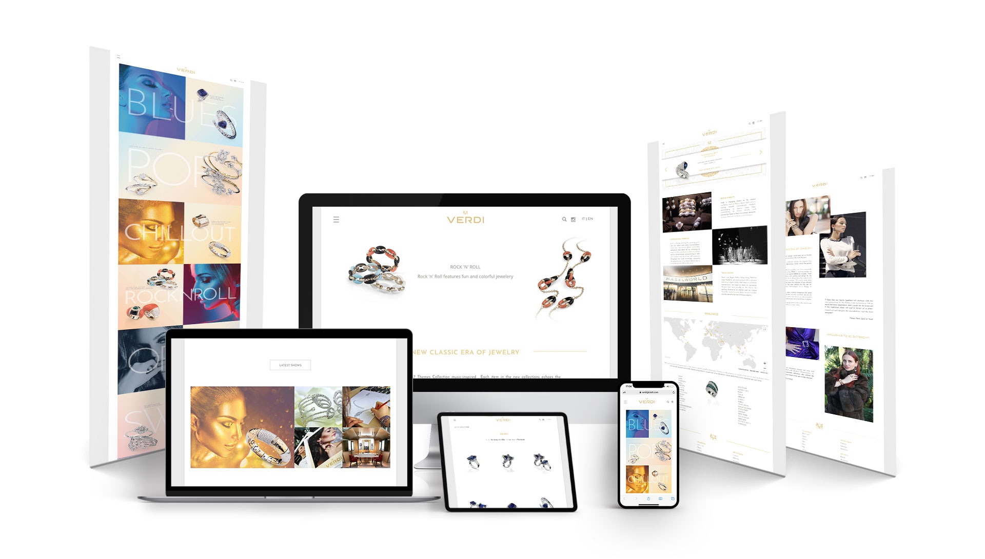 Neugestaltung der Website von Verdi Gioielli – 1