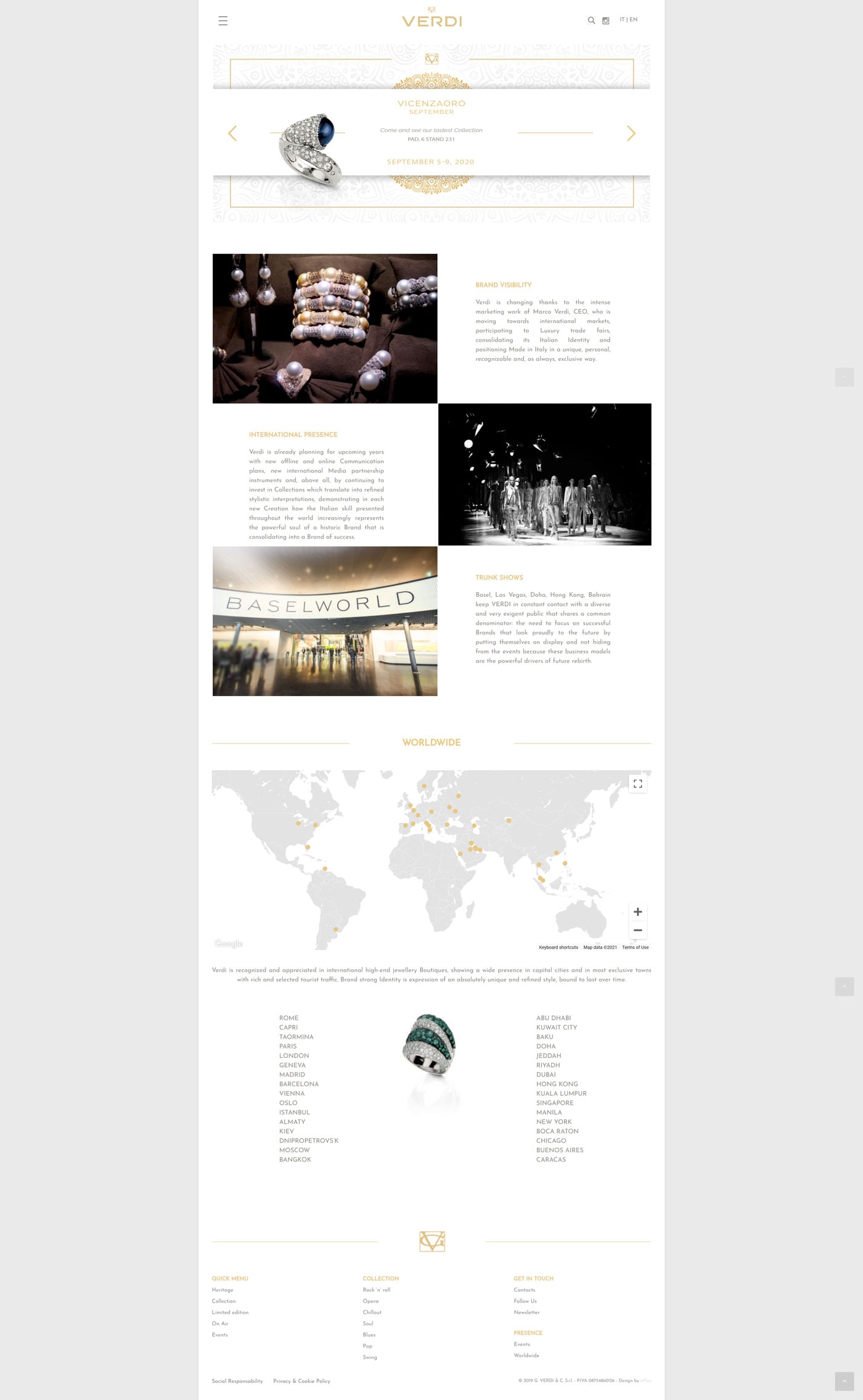 Neugestaltung der Website von Verdi Gioielli – 6