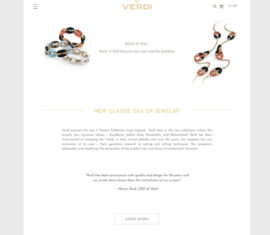 Verdi Gioielli restyling website