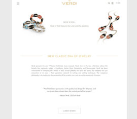 Verdi Gioielli restyling sito web