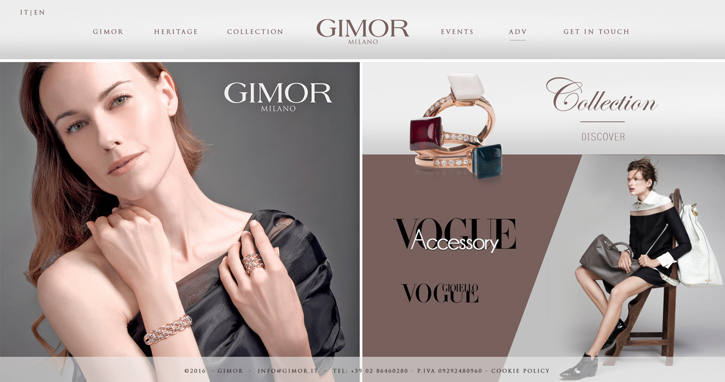 Gimor Milano sito web